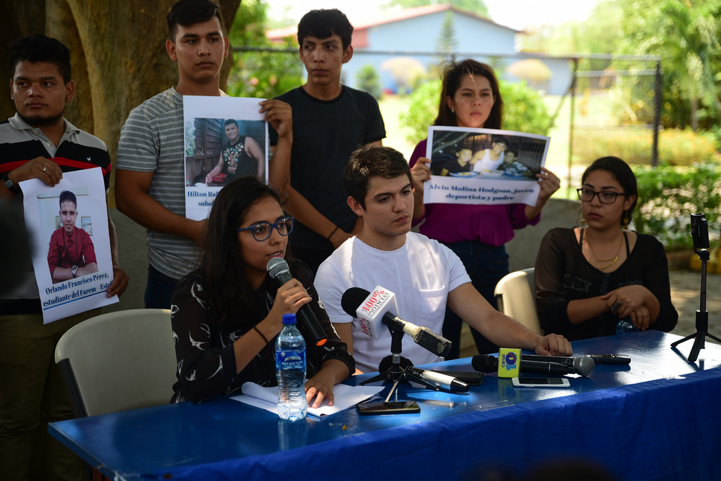 Mujeres en las protestas de Nicaragua