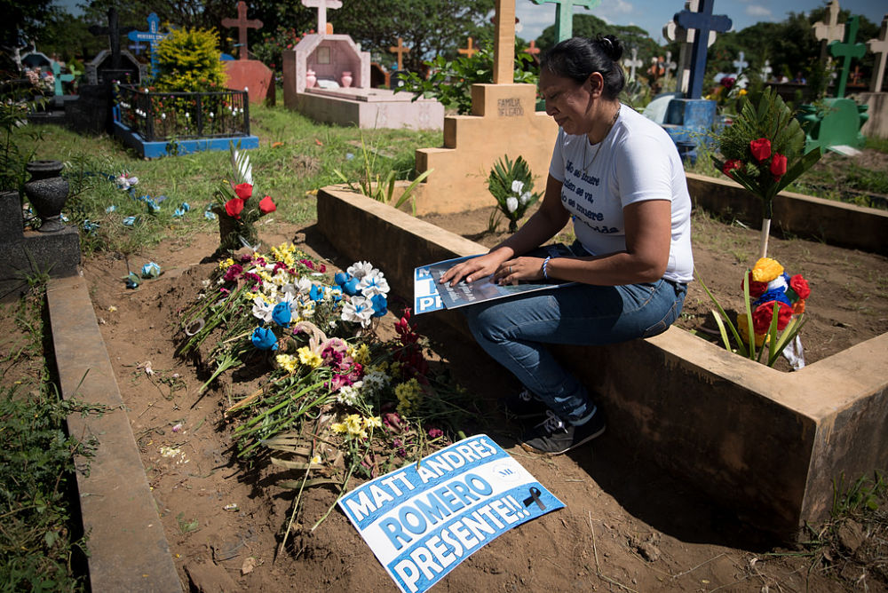 Tania Romero, madre de Matt Romero, uno de los menores asesinados en la represión