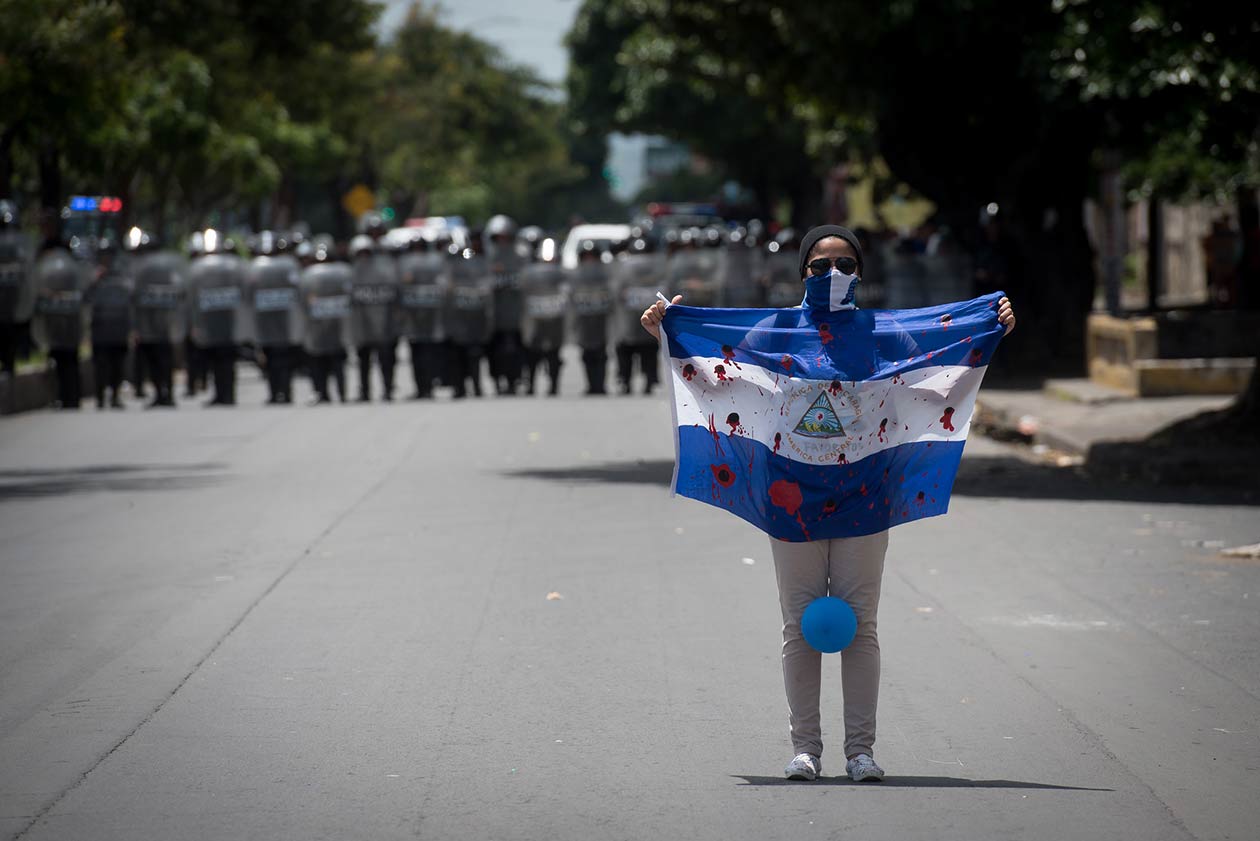 Los estudiantes universitarios fueron quienes iniciaron las protestas en contra del régimen de Daniel Ortega. Carlos Herrera | Niú