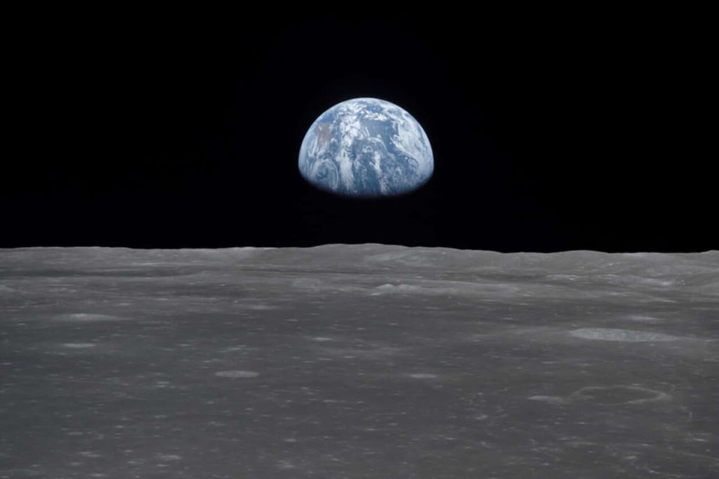 Vista de la Tierra desde la Luna. Cortesía Nasa | Niú