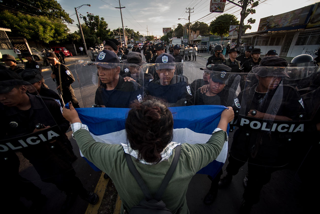 La Policía Nacional ha sido el primer órgano represor de la dictadura Ortega Murillo. Carlos Herrera | Niú
