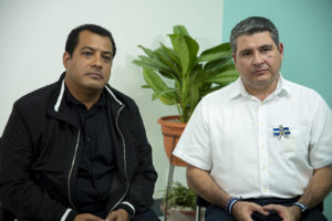 Félix Maradiaga y Juan Sebastian Chamorro