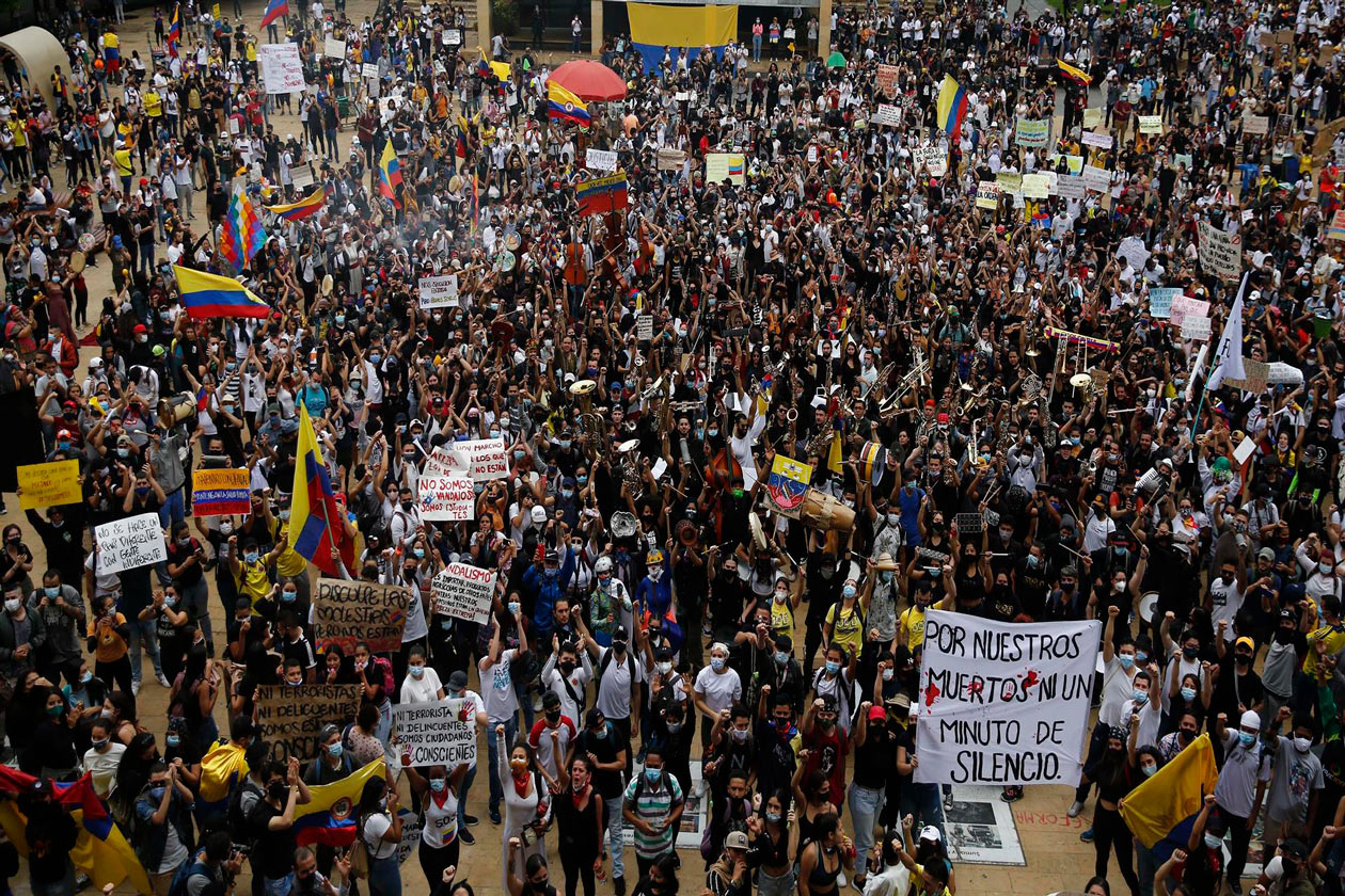 Protestas en colombia